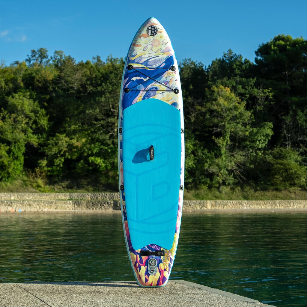 Nafukovací paddleboard iBOARD 11 Whale - 110x32x6 deisgn